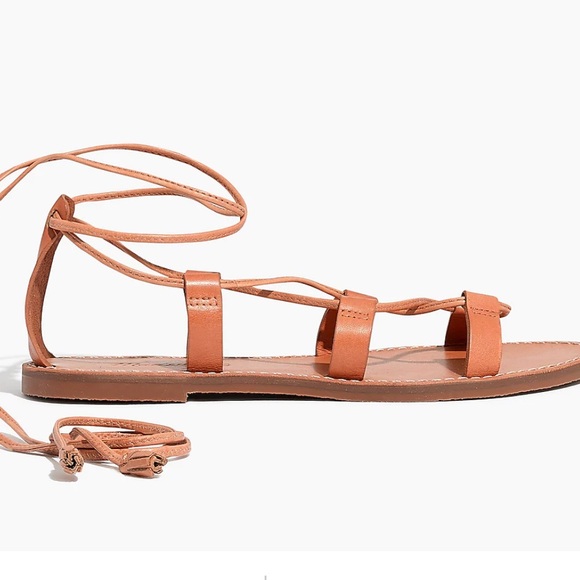 Madewell Boardwalk Lace Up Sandals - Picture 4 of 4